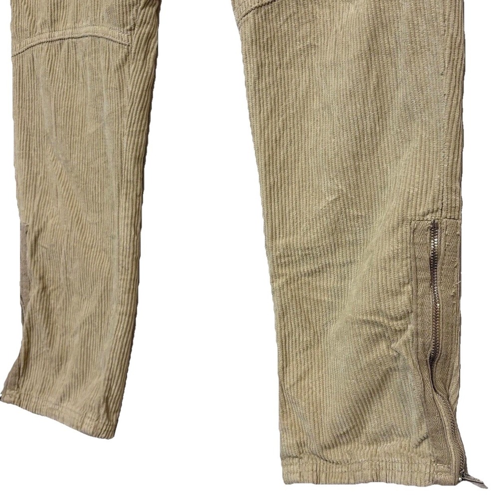 We The Free People Pants London Calling Corduroy Cargo Tapered Leg Boho Sz 28 - Picture 12 of 14